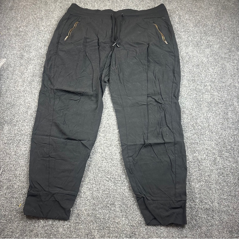 ATHLETA Women’s Black Trekkie North Jogger size: 14 - Picture 1 of 9